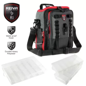 Reiva Spinn-Tasche 25x30x15cm mit 3 Boxen Spinn-Tasche