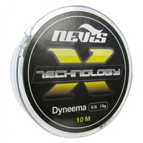 Nevis Technology 10m 0.25mm Geflochtene Vorfachschnur-Grau