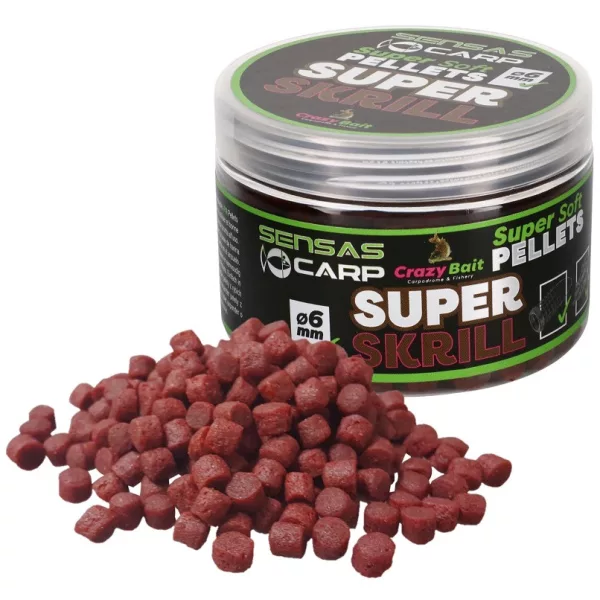 Sensas Super Soft Super Krill 4mm Hakenpellet 60gr