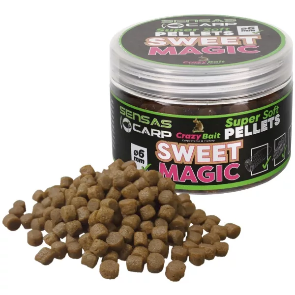 Sensas Super Soft Sweet Magic 4mm Hakenpellet 60gr