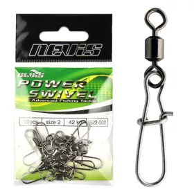 Nevis Tonnenwirbel mit Karabiner 6 10 Stk.