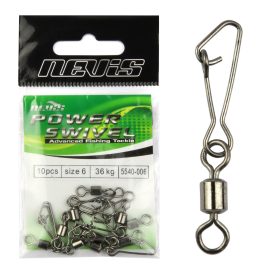 Nevis Zylindrischer Wirbel + Karabiner 14 10 Stk.