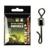 Carp Academy Zylindrischer Wirbel + Karabiner 10 Stk.