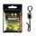 Carp Academy Zylindrischer Wirbel + Karabiner 10 Stk.