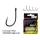 Carp Academy Teflon Hook XS-1 Schwarz 2 10Stk./Packung Geöster Haken mit Widerhaken Boilie-Haken
