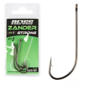 Nevis Zander Strong 1/0 Raubfischhaken 5 Stück