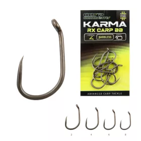   Carp Academy Karma RX Carp 4 Widerhakenloser Öhrhaken für Boilies 10 Stk.