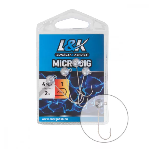 L&K Micro Jig 2316 JIG Kopf 1 - 3gr - 4 Stk.