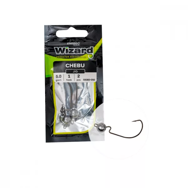 Wizard Chebu Jig Kopf 3.5G 1 2Stk/Beutel