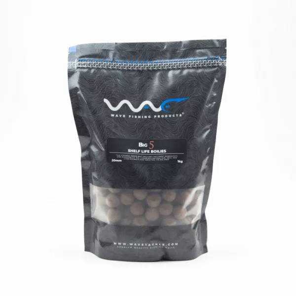 Wave Product - Big5 Shelf Life Boilies 1kg-20mm - Krill-Leber Boilie