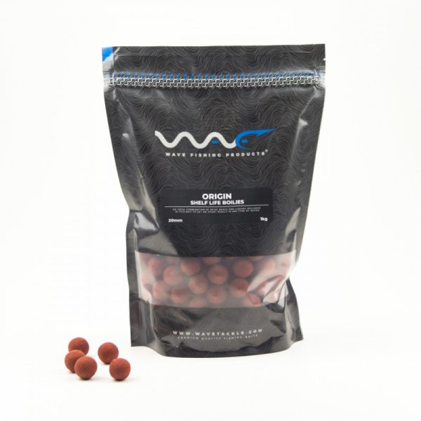 Wave Product - Origin Shelf Life Boilies 1kg-20mm - Süß-würziger Boilie