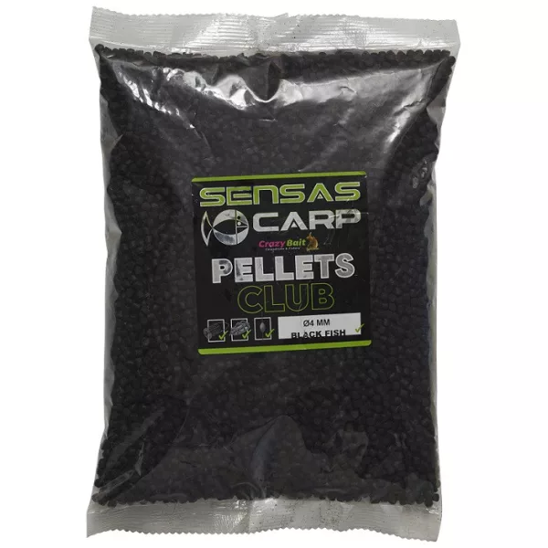 Sensas Black Fish Club Pellets 4mm Futterpellets 1kg