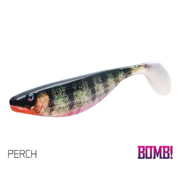 Delphin HYPNO Gummifisch 3D PERCH 90mm - 3 Stk.