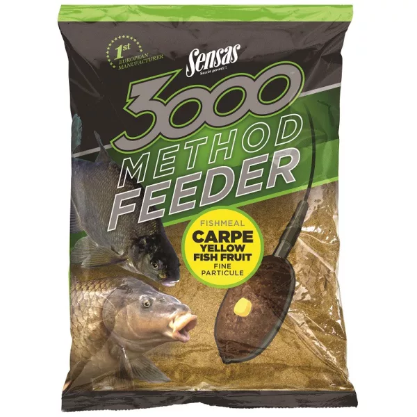 Sensas 3000 Method Carp Yellow Lockfutter 1kg