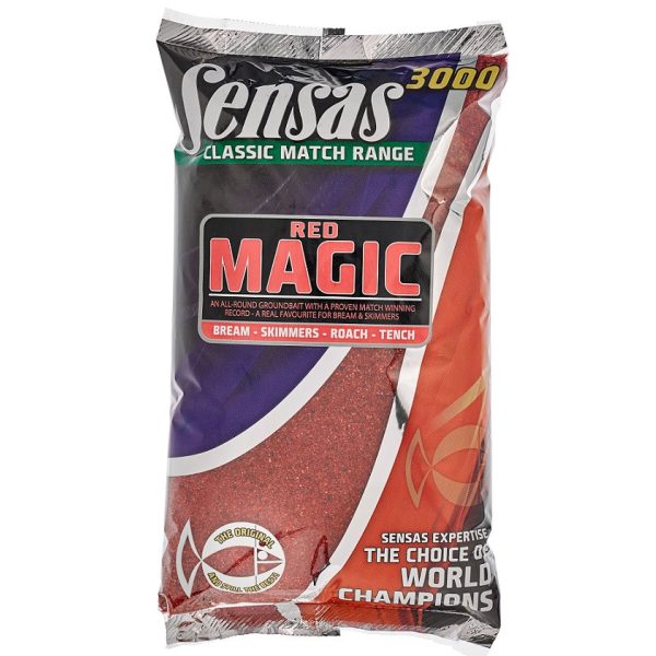 Sensas 3000 Magic Rot Grundfutter 1kg