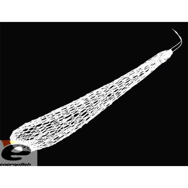 Handgeknüpfter Sack-Fischbehälter 120cm. Weiß