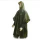 Outdoor PVC Poncho Olive Regenmantel M