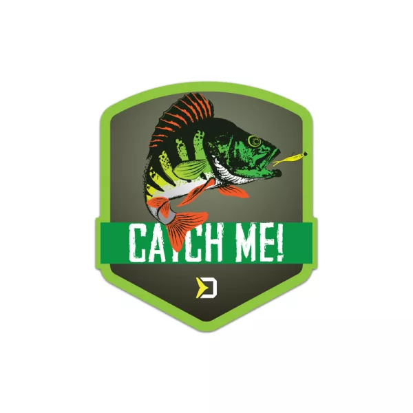 Delphin CatchME! Aufkleber Barsch