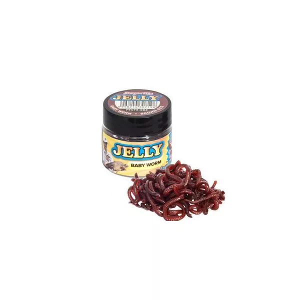 Benzar Jelly Baits Baby Wurm Braun+Rot