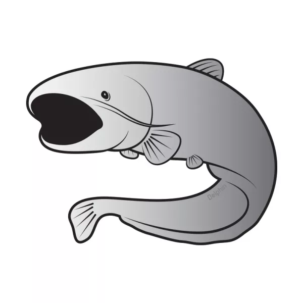 Delphin Selbstklebend Wels SILVER