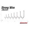 Decoy Worm 4 Strong Wire 2/0 Geöster Widerhaken Einzelhaken für Raubfische 8 Stück