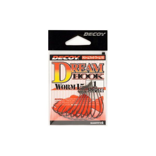 Decoy Worm 15 Dream Hook 2 Offset Haken 9 Stück