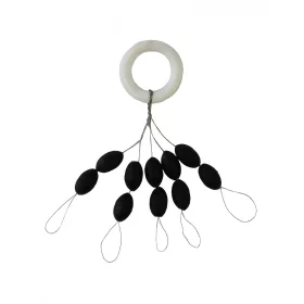 Nevis Gummistopper Schwarz 8x5mm XXL