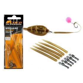   Carp Academy Schnellverschluss mit Silikonschlauch XL 5+5 Stk.