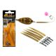 Carp Academy Schnellverschluss mit Silikonschlauch XL 5+5 Stk.