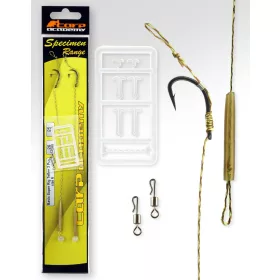  Carp Academy Basic Super Rig Teflon Schwarz 2 2 Stk/Packung Mit Öhr Widerhaken Boiliehaken