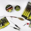 Carp Academy Komplette Endmontage mit Bleieinsatzschnur, Wirbel und Bleiclip 75cm 35lb 3 Stk.