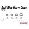 Decoy R-5 Heavy Class Silver 9 200lb Split Ring Schlüsselring 10 Stk.