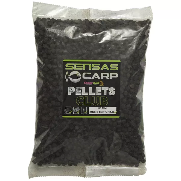 Sensas Monster Crab Club Pellets 8mm Futterpellets 10kg