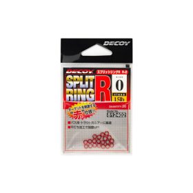   Decoy R-2 Light Class Red 00 12lb Split Ring Schlüsselring 20Stk