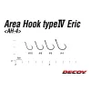 Decoy Area Type IV AH-4 Eric #6 Barbless Einzelhaken mit Öhr und ohne Widerhaken für Raubfische 12 Stück
