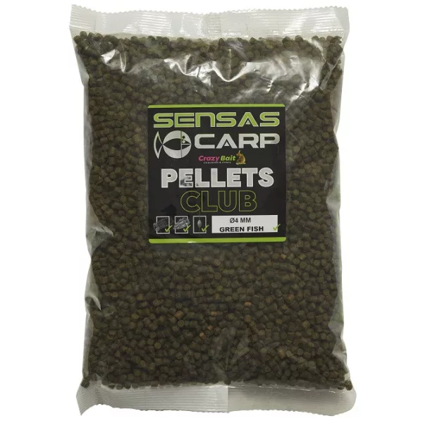 Sensas Green Fish Club Pellets 4mm Futterpellets 10kg