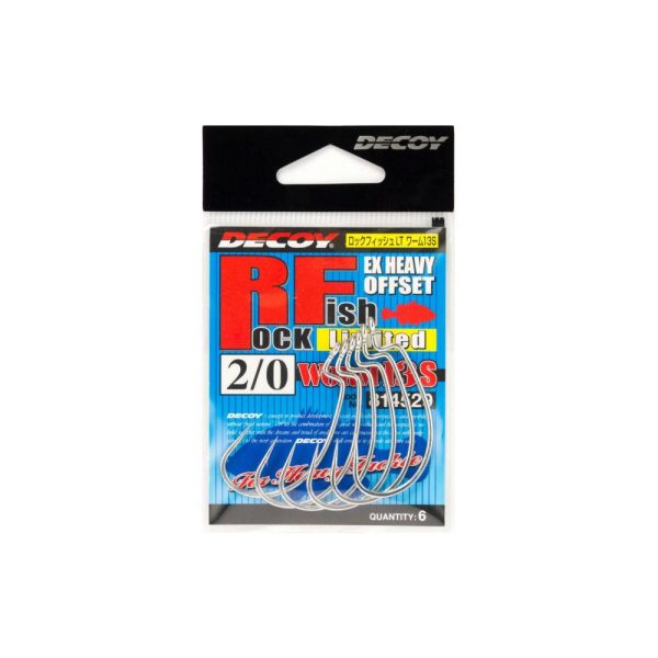 Decoy Worm 13S Rock Fish Limited 2/0 Offset Haken 6 Stk.