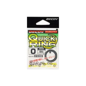 Decoy R-7 Quick Ring 0 8lb Schlüsselring 15 Stk.