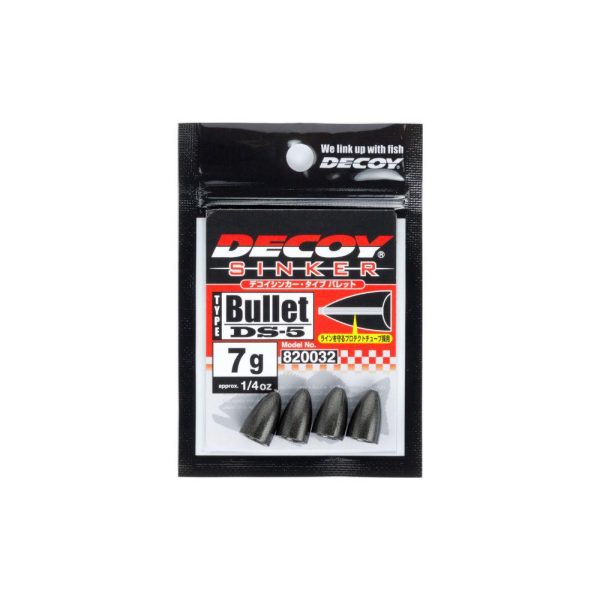Decoy DS-5 Type Bullet 3,5gr Bullet Blei 5 Stück