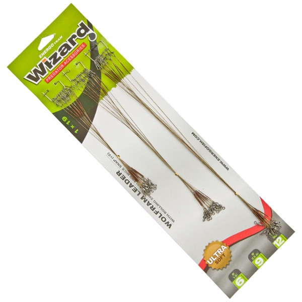 Wolfram Vorfachbrett 7X7 6-9-12 6-9-12Kg Montiert