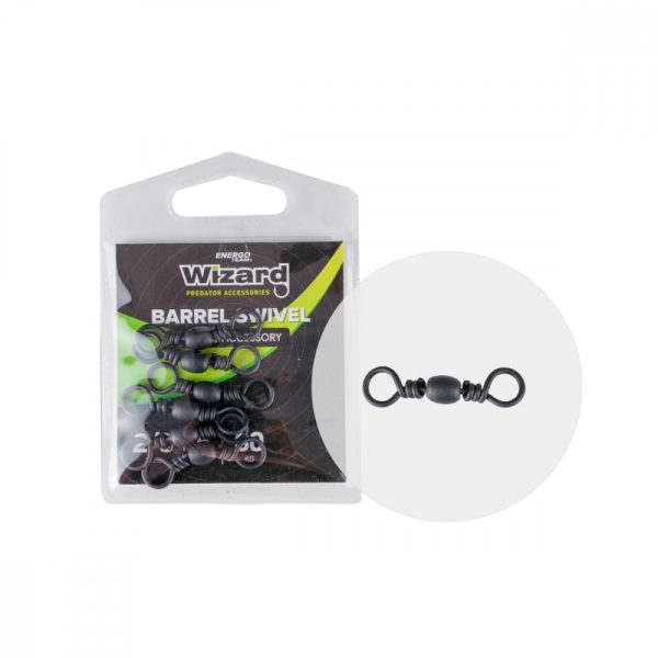 WIZARD CATFISH BARREL WIRBEL 3/0 5STK/PACKUNG - Wirbel mit Karabiner
