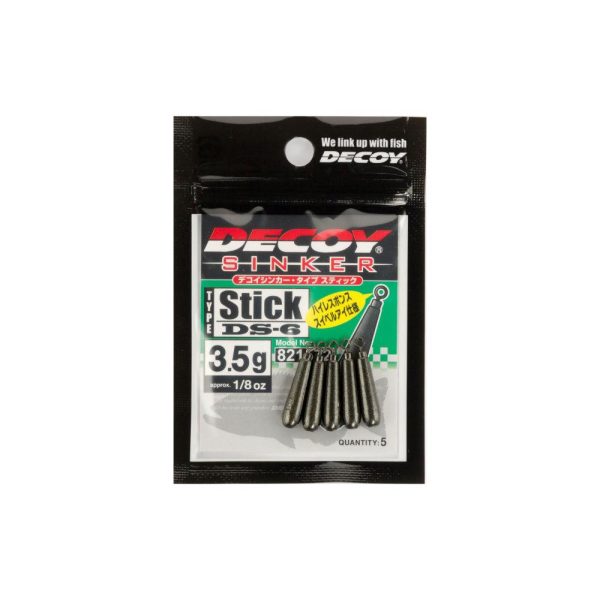 Decoy DS-6 Sinker Type Stick 7,0gr Drop Shot Blei 4 Stück