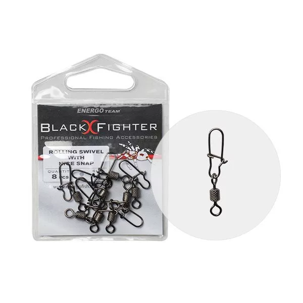 Bf Zylindrischer Wirbel mit Nice-Karabiner Gr. 8 8Stk/Pckg