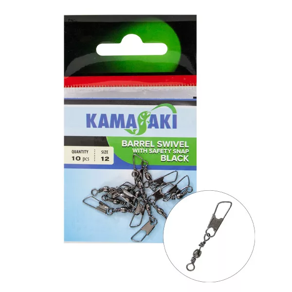 Kamasaki Verpackter Sicherheits-Wirbelclip 12 10 Stk./Pack.