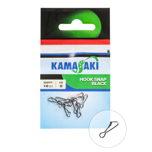 Kamasaki Verpackter Hakenkarabiner 0 10Stk/Packung