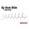 Decoy Worm 25 KG Wide 3/0 Offset Haken 6 Stück
