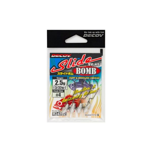 Decoy SV-45 Slide Bomb #6 1,5gr Offset Jigkopf 4 Stk.