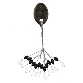 Nevis Gummistopper Schwarz M 5x2,5mm 12 Stk.