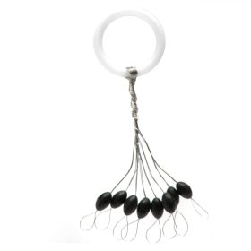 Nevis Gummistopper Schwarz S 4,5x2,2mm 8 Stk.