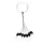Nevis Gummi Stopper Schwarz L 5,5x3mm 8Stk